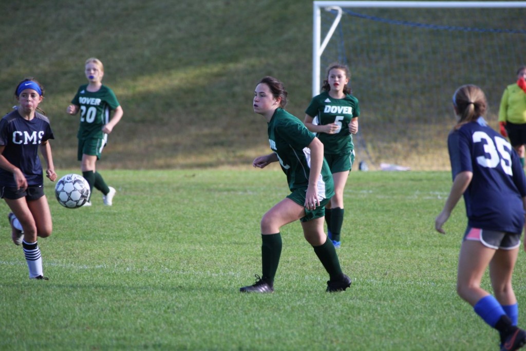 Fall soccer season 2019 is an exciting one!  You tried out for the Middle School team and you made it!  Wooo-hooo! Congratulations, we're so proud of you.  The Garrison City Football Club (formerly known as Dover soccer!!) is also lucky to have you on their team.  Go forth & conquer Emma!!